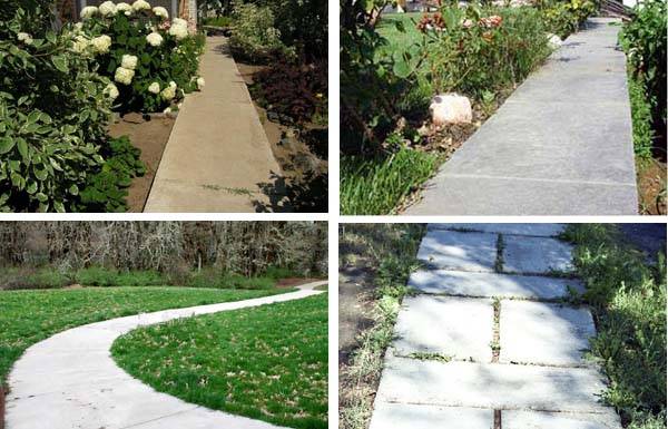 12 советов по укладке садовых дорожек из бетона своими руками - фото