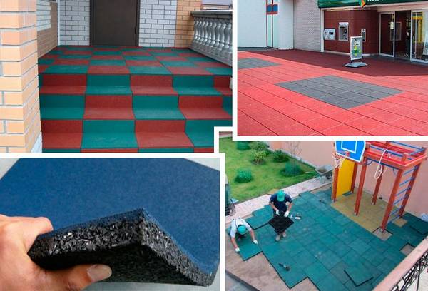 5 советов по выбору резиновой плитки для дорожек, дачи и детских площадок с фото