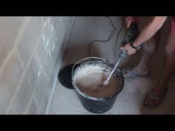 Как приготовить раствор для штукатурки стен самостоятельно - фото