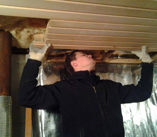 Подробная инструкция: как утеплить потолок в бане с фото