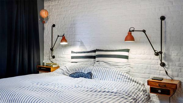 Прикроватные лампы для спальни - фото