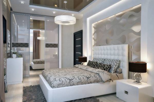 Оригинальное оформление спальни в стиле модерн: 4 особенности с фото