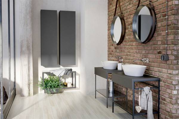 Ванная комната в стиле лофт с фото