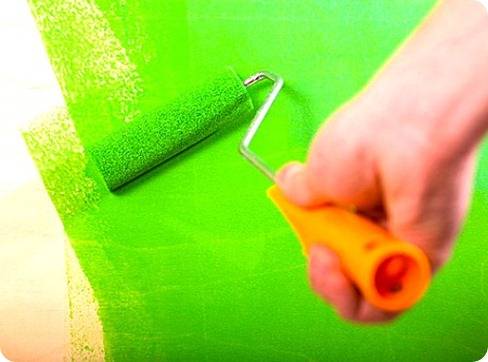 Водоэмульсионная краска для стен: основы окрашивания, расхода материала и п ... - фото