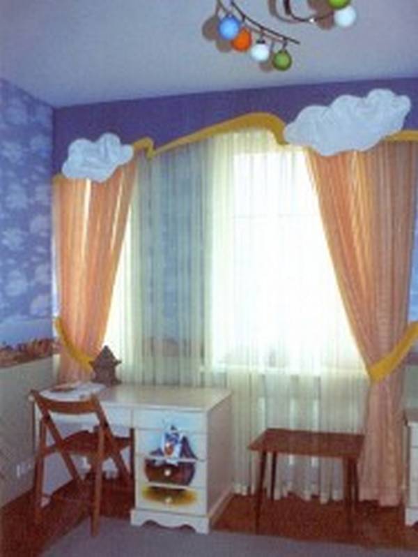 Выбираем шторы в детскую: ткань, цвет, дизайн, особенности - фото